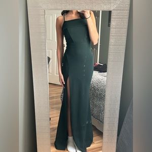Hunter Green Formal Dress